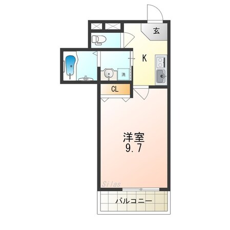 北加賀屋駅 徒歩10分 1階の物件間取画像